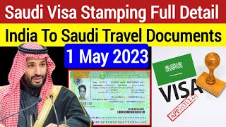 Saudi Visa Stamping Full Process | India To Saudi Travel Document | Gulf Jobs | @SadreVlog