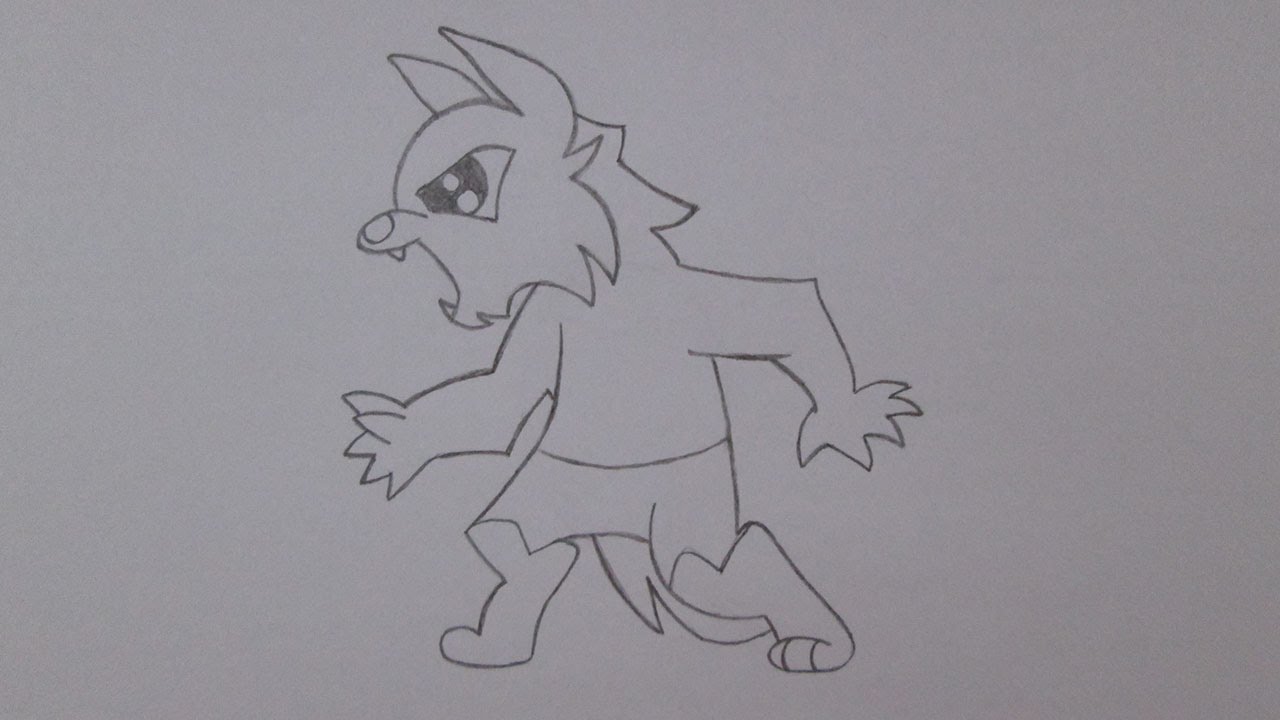 como desenhar um lobisomem youtube