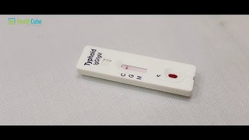 How to do Typhoid test with HealthCube