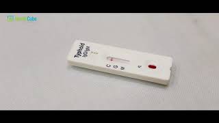 How to do Typhoid test with HealthCube