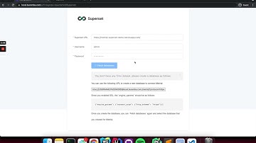 How to connect Metriql to Superset