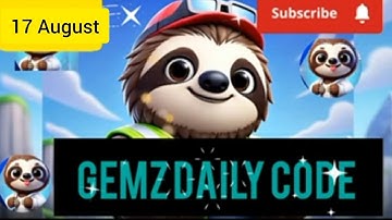 Gemz Daily Code Today 17 - 18 August