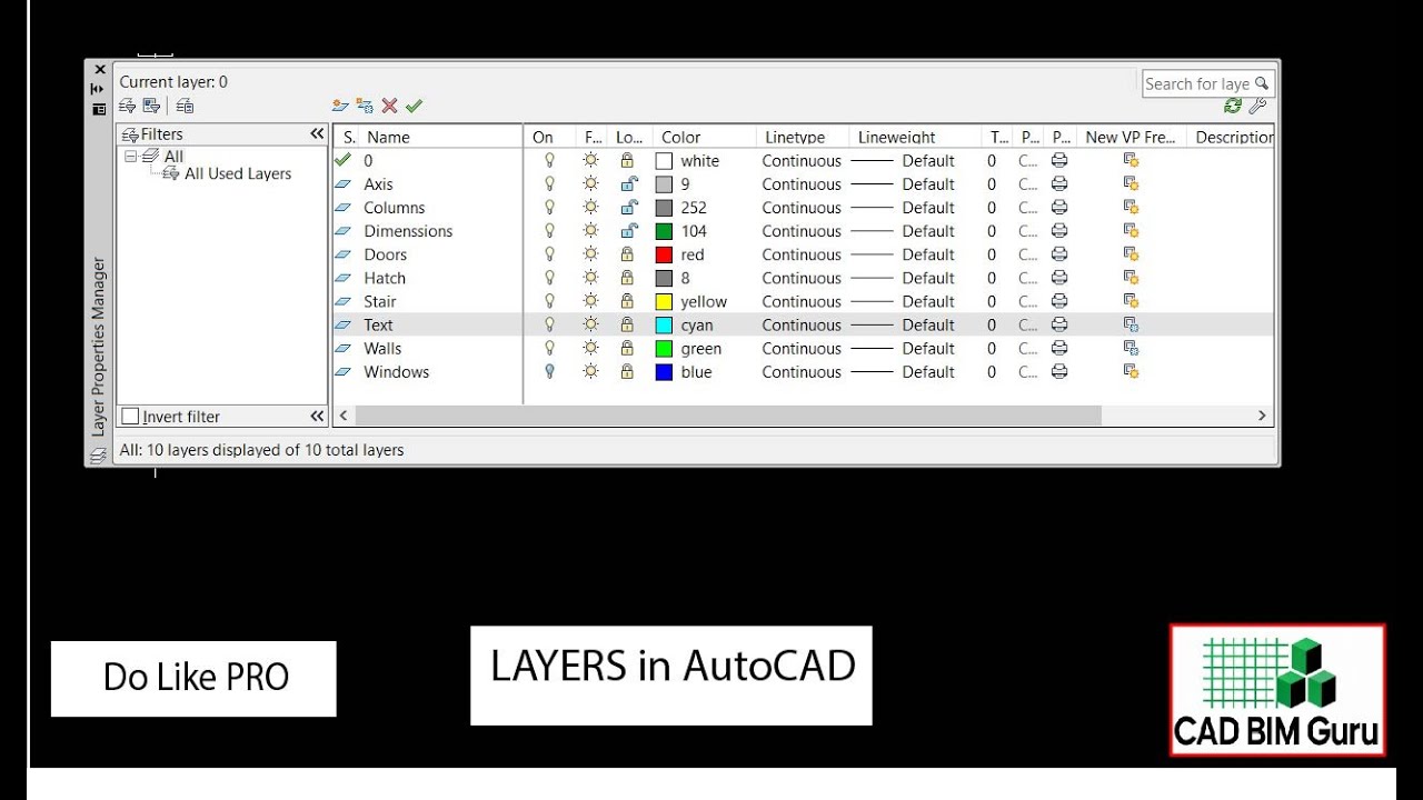 How to Create Layers in AutoCAD | Step-by-Step Guide for Beginners ...