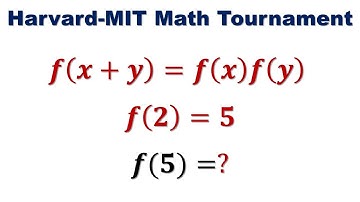 Solving A Function Problem | Harvard-MIT Math Tournament