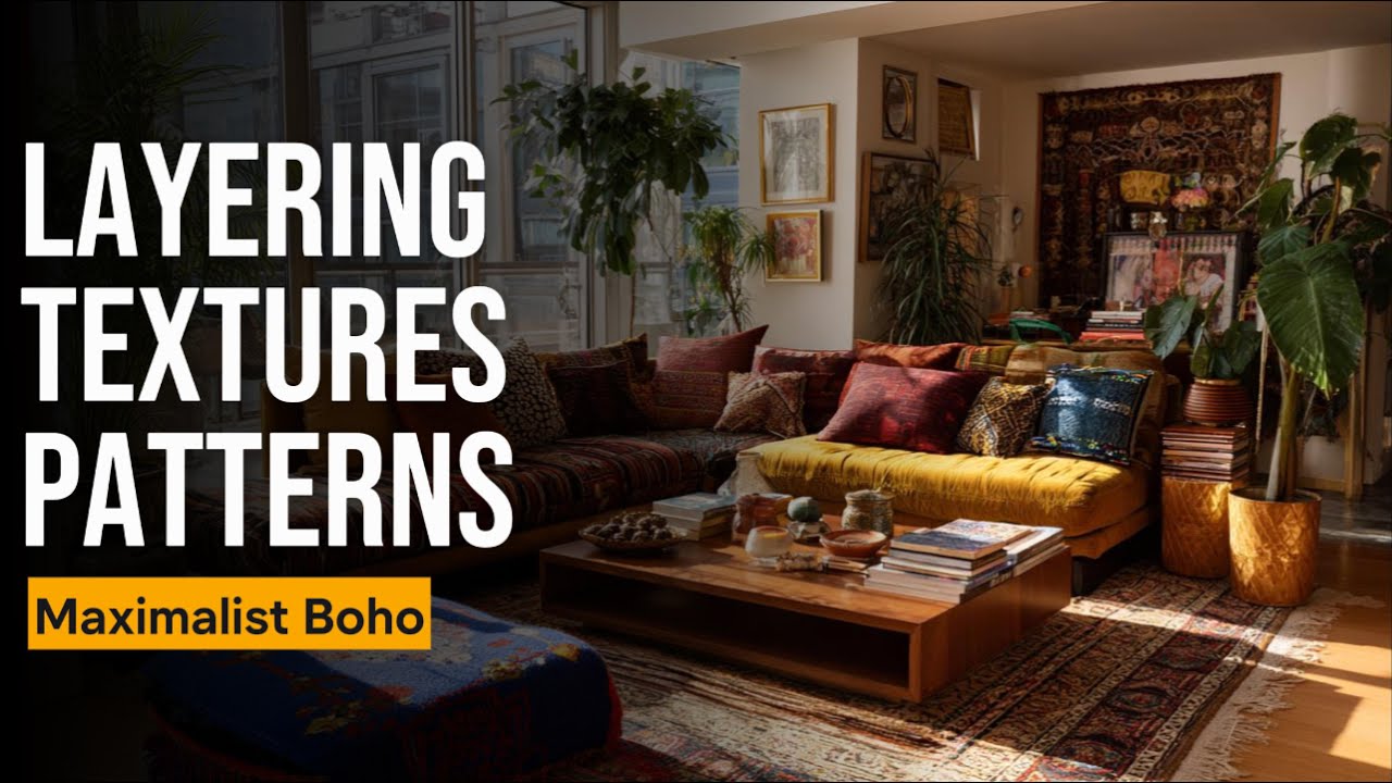 Maximalist Boho: Layering Textures & Patterns in a Small Apartment ... - Cozy Large Apartment Decor With Layering Textures And Patterns