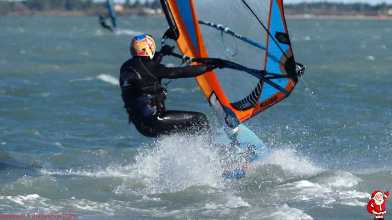 WINDSURF LA NAUTIQUE LA PALME LE 05/12/2025 FRANCE GOPRO