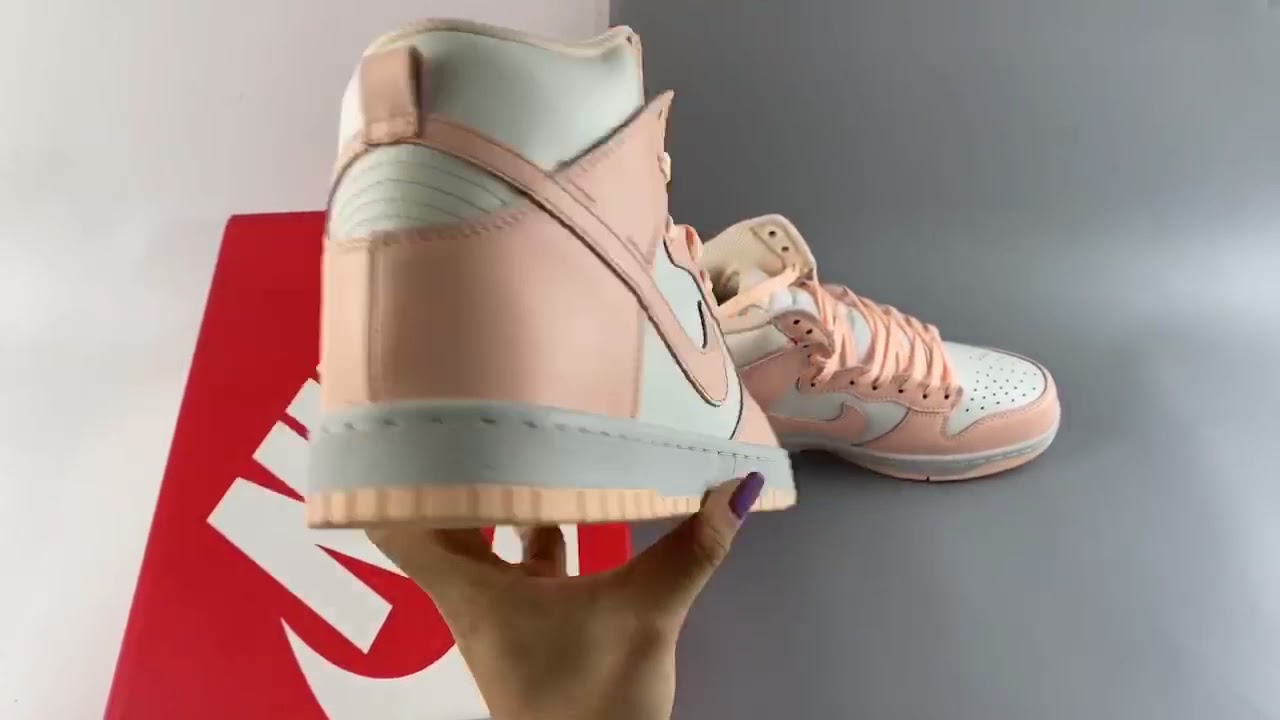 Nike Dunk High Sail Crimson Tint DD1869 104