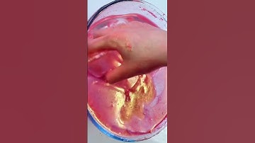 🎨✨ Magical Pigment Slime! 🌈💖 Color-Changing ASMR Fun 🎧🤩 #Slime #ASMR #shorts
