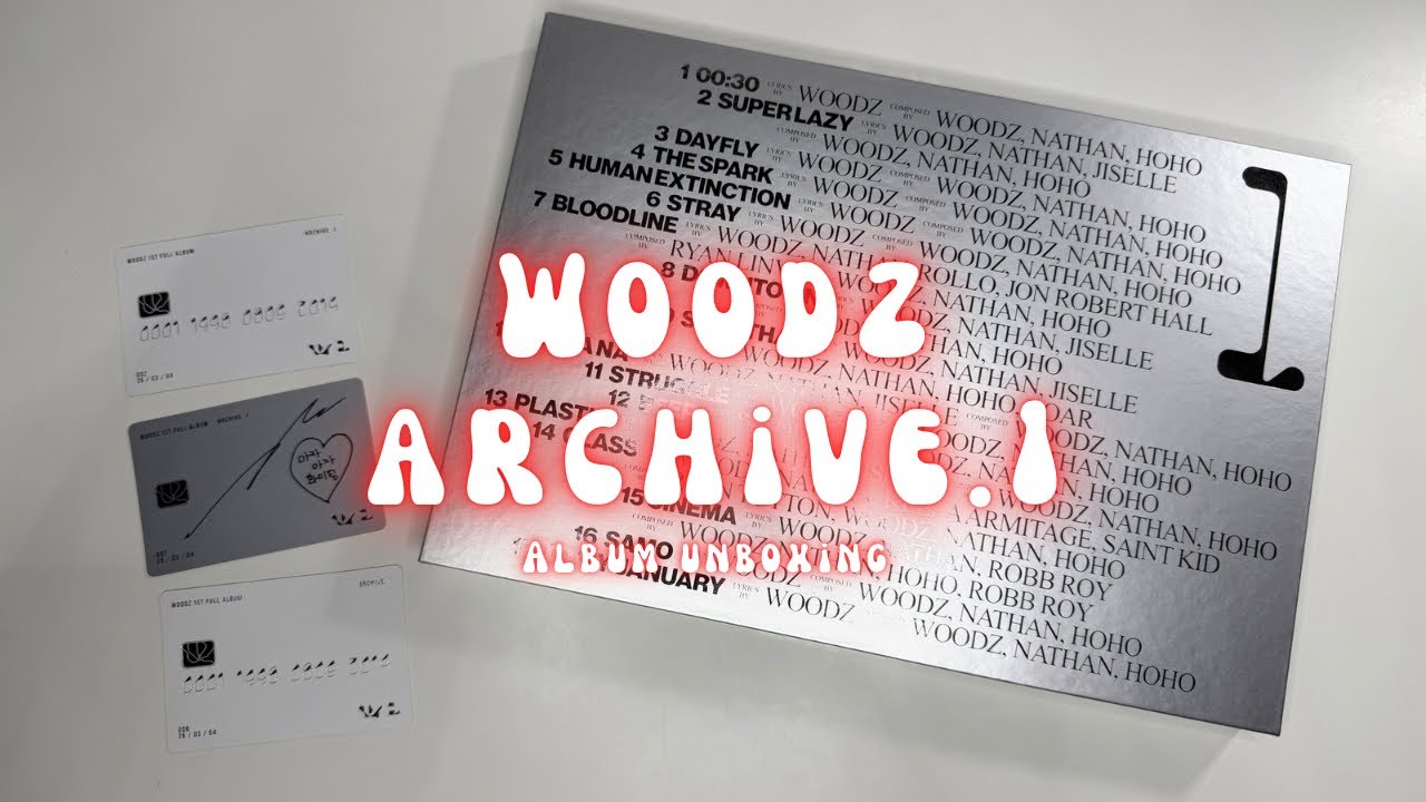 Woodz Archive.1 album unboxing - YouTube