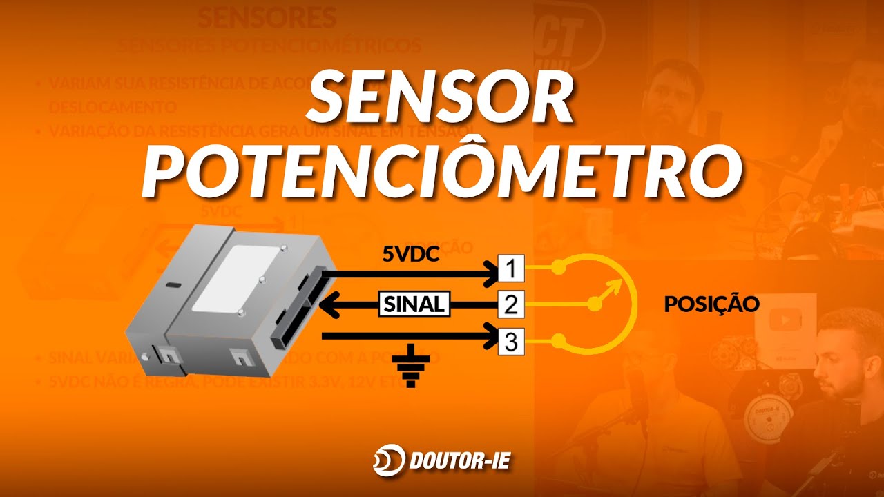 Como funciona o sensor de posição? (Potenciômetro)