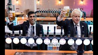 Rishi Sunak says stupid things while boris watches