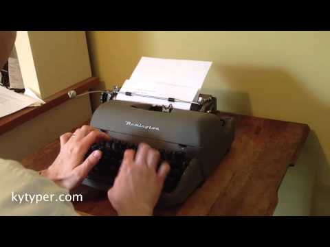 For Sale - l950s Remington New Quiet-riter Typewriter **SOLD**