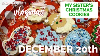 Enzo &amp; Louie&#39;s vlogmas 2021: Day 20 - Mystery British Snack and Christmas Cookies from my Sister!