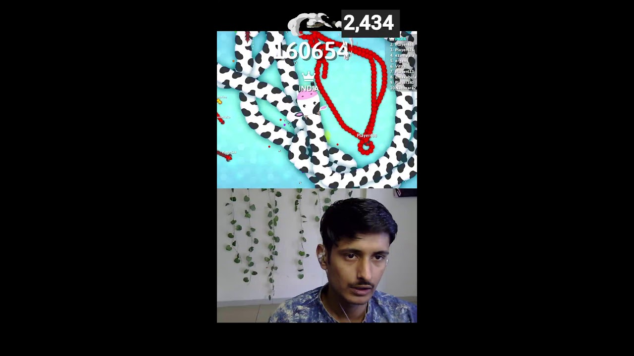 India #1 In Snake.io | #shortslive #shorts