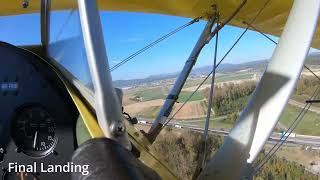 Birrfeld - Boeing PT17 Stearman flight