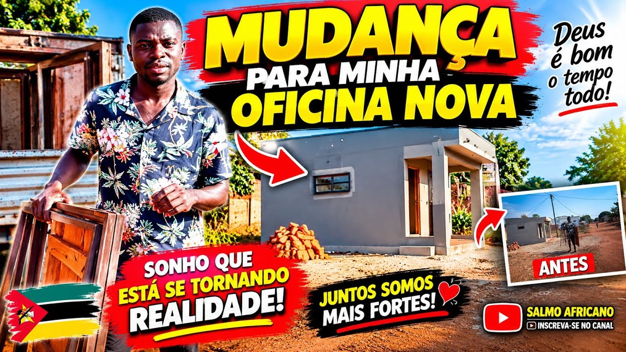 MUDANÇA PARA MINHA NOVA OFICINA 🙏🏾😭 | UM SONHO SE TORNANDO REALIDADE!