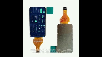 ODM IPS TFT LCD Display Module 172x320 SPI Interface 1.45 Inch