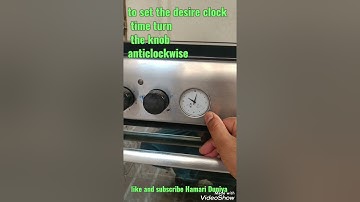 Part 2 How to use cooker oven.how set time and Alarm ⏰ in Ariston A6v530 x induction cooker oven