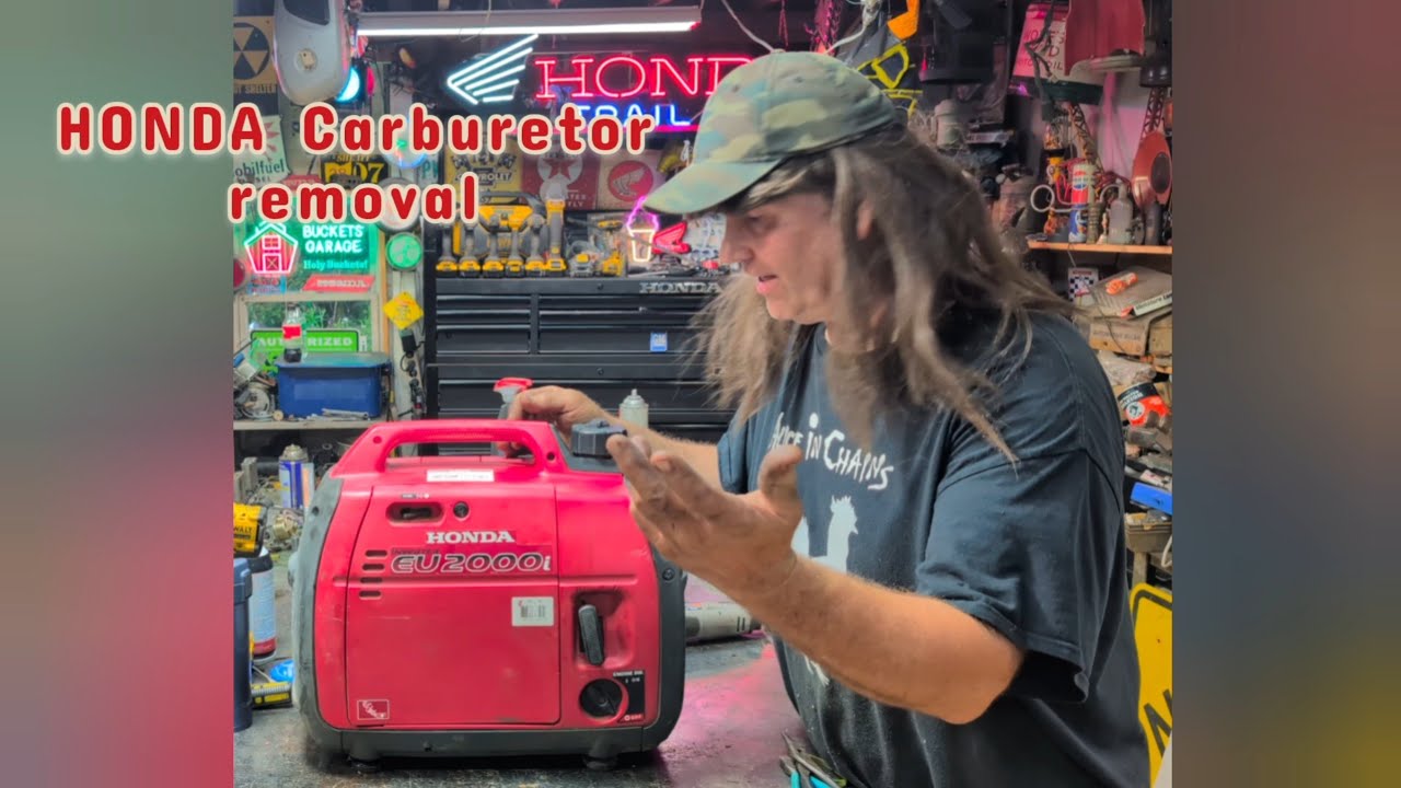 Honda EU2000 generator carburetor repair 