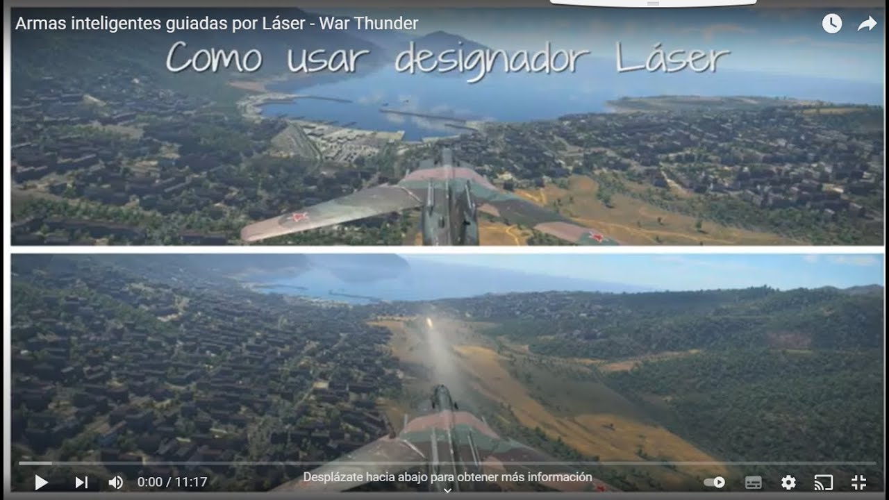 Armas inteligentes guiadas por Láser War Thunder YouTube