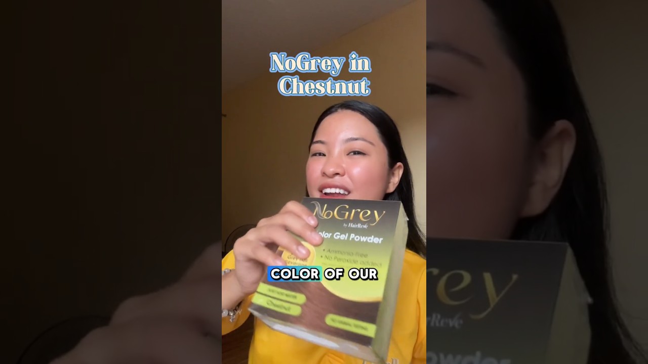 ✨ Big reveal! NoGrey now comes in Chestnut! 🍂