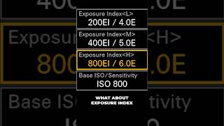 EI vs ISO Explained #digitalcameras  #ExposureIndex #cinematography