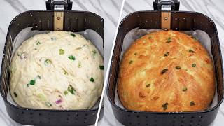 I make this air fryer bread all the time because it is so easy