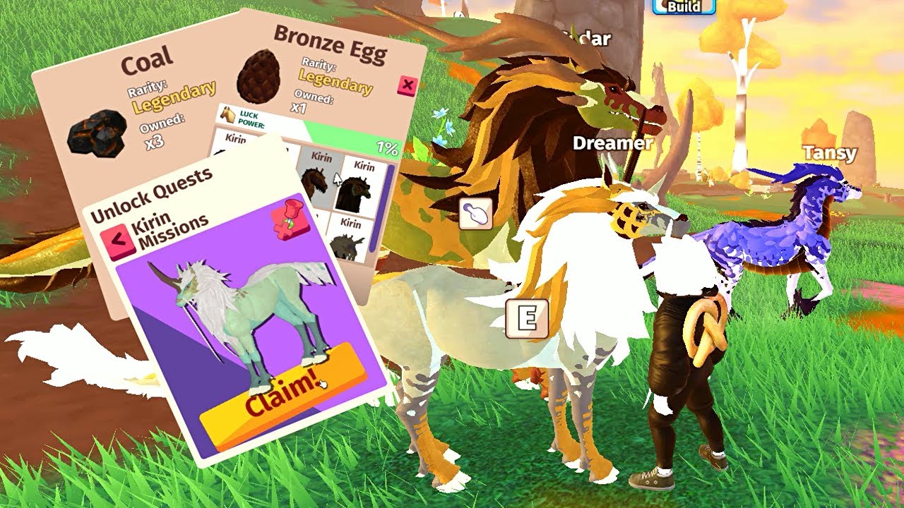 FULL Guide! Kirin Quest! For Coal and Breeding! Horse Life Roblox