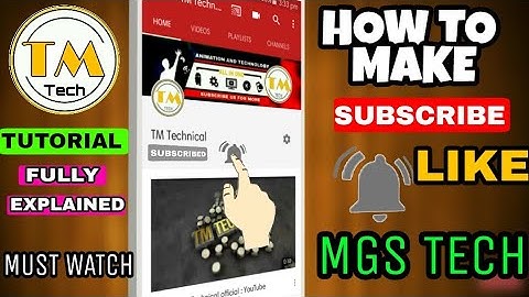 How to make 3d subscribe bell intro like mgs tech | like technical guruji | TM Technical