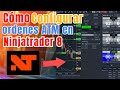✅ Cómo CONFIGURAR ÓRDENES ATM en NinjaTrader 8 (Stop Loss y Take Profit Automático 2026) Paso a Paso