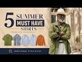 SUMMER SHIRT YOU NEED TO HAVE FOR AN ESSENTIAL SUMMER CAPSUSLE #summerfashion #summershirts