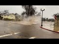 Flooding over the weekend in downtown paso robles