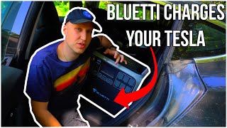 STRANDED in Your Tesla? This Giant Battery Can Charge Anything! | Bluetti AC200 Charges Model 3