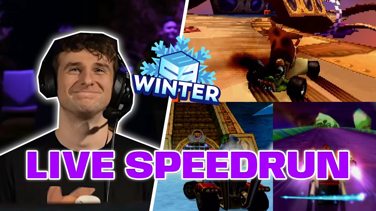 Crash Racing Trifecta Speedrun LIVE From ESA Winter 2026!