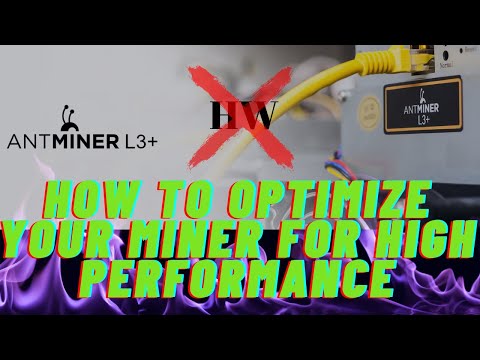 How to get the most out of your ASIC miner | ADVANCED SETTINGS!!!