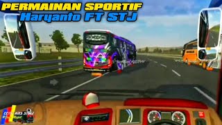 ❗AKSI HARYANTO & STJ PERMAINAN SPORTIF DI TOL TRANSJAWA - BUS SUOSS VERSI BUSSID #SHORTS