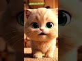 This 3D Baby Cat Will Melt Your Heart 💖 | Viral Animation #mycat #catscatscats #DreamScreenAI
