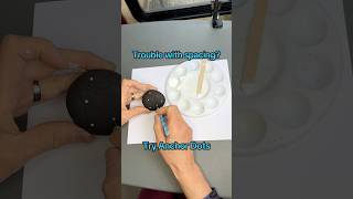 Dotpainting tip to help evenly space your mandala dots #dotmandala #creativeprocess #oddlysatisfying