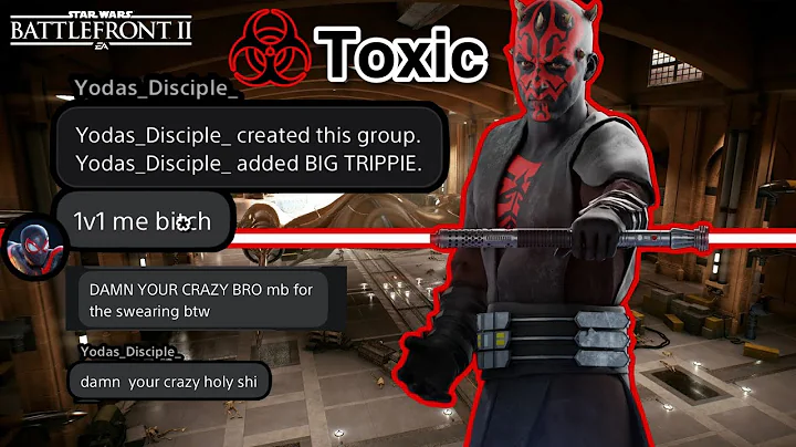 The Most Toxic Egotistical Manchild Ever In Battlefront 2 Wanted To 1v1 Me…