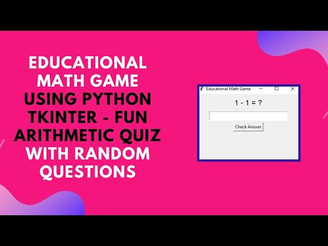 Build a Fun Math Game with Python Tkinter | Step-by-Step Guide 🧮🎯