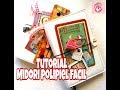 Tutorial Midori polipiel fácil y rapido. Colección patchwork de stamperia. Scrap/manualidades