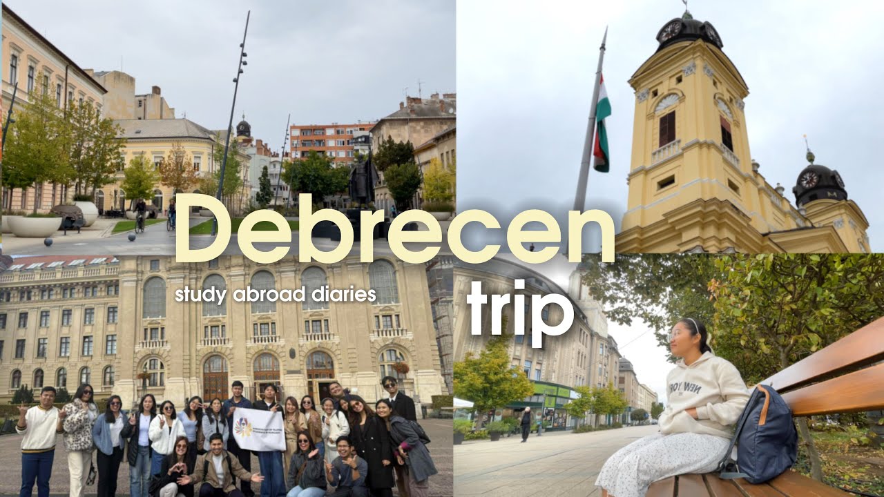 DEBRECEN TRIP as an international student in Hungary | study abroad diaries🇭🇺