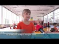 Тренировка школьников с вице-чемпионом по греко-римской борьбе