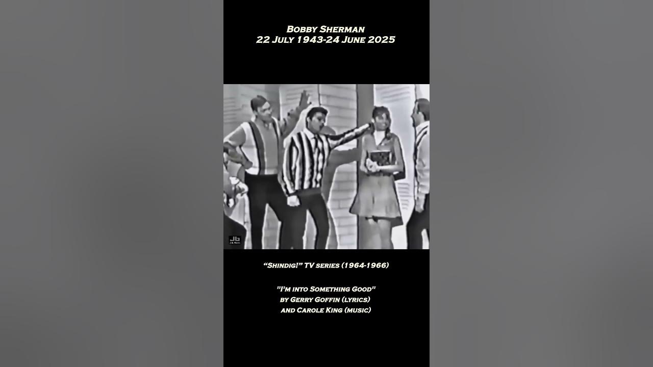 Bobby Sherman did covers of popular songs on Shindig!