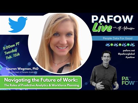 Lauren Wegman, Ph.D. of Twitter on PAFOW Live with Al Adamsen