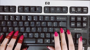 ASMR fast keyboard typing⌨