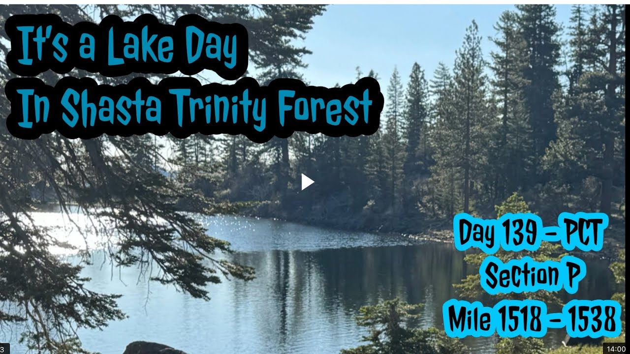 Day 139 - PCT - It’s a Lake Day In Shasta Trinity Forest