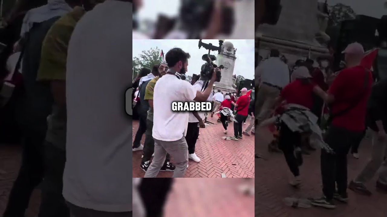 The Moment When a Man Saves a Burning American Flag