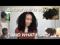 Why BLACK women no longer want NATURAL hair😳