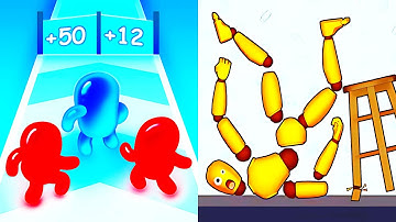 Join Blob Clash 3D vs Kick & Break 🏃⚽ Max Level Gameplay Walkthrough Android iOS H8R4